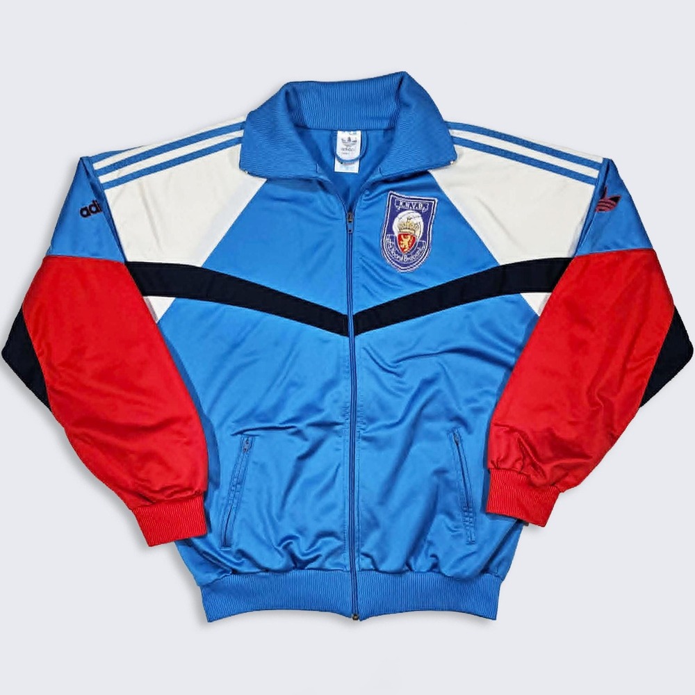 Netherlands Holland KNVB Vintage 80s Adidas Football Soccer Track Jacket